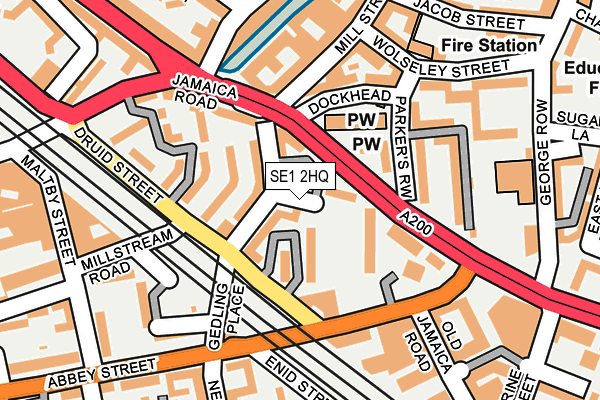 SE1 2HQ map - OS OpenMap – Local (Ordnance Survey) SE1 2HQ map - OS OpenMap – Local (Ordnance Survey)