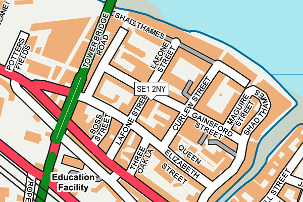 SE1 2NY map - OS OpenMap – Local (Ordnance Survey) SE1 2NY map - OS OpenMap – Local (Ordnance Survey)