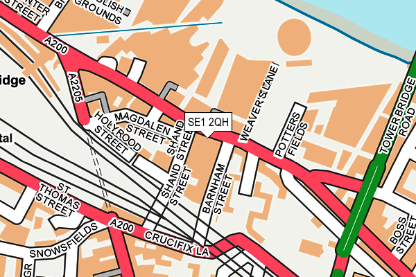SE1 2QH map - OS OpenMap – Local (Ordnance Survey) SE1 2QH map - OS OpenMap – Local (Ordnance Survey)