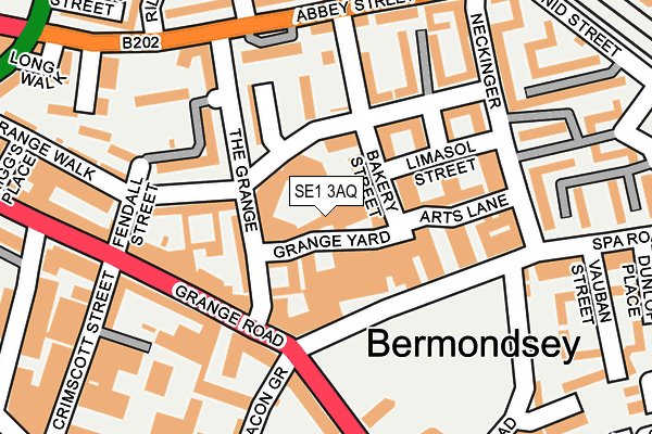 SE1 3AQ map - OS OpenMap – Local (Ordnance Survey) SE1 3AQ map - OS OpenMap – Local (Ordnance Survey)