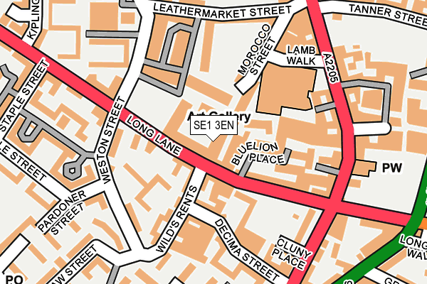 SE1 3EN map - OS OpenMap – Local (Ordnance Survey) SE1 3EN map - OS OpenMap – Local (Ordnance Survey)