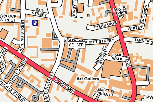 SE1 3ER map - OS OpenMap – Local (Ordnance Survey) SE1 3ER map - OS OpenMap – Local (Ordnance Survey)
