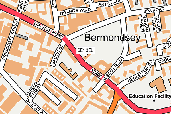 SE1 3EU map - OS OpenMap – Local (Ordnance Survey) SE1 3EU map - OS OpenMap – Local (Ordnance Survey)
