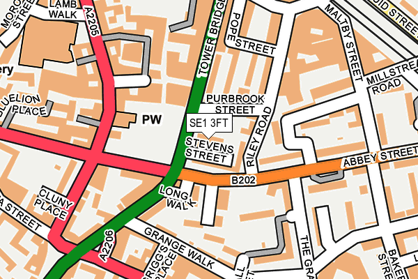 SE1 3FT map - OS OpenMap – Local (Ordnance Survey) SE1 3FT map - OS OpenMap – Local (Ordnance Survey)