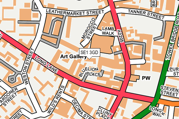 SE1 3GD map - OS OpenMap – Local (Ordnance Survey) SE1 3GD map - OS OpenMap – Local (Ordnance Survey)