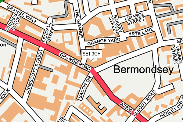 SE1 3GH map - OS OpenMap – Local (Ordnance Survey) SE1 3GH map - OS OpenMap – Local (Ordnance Survey)