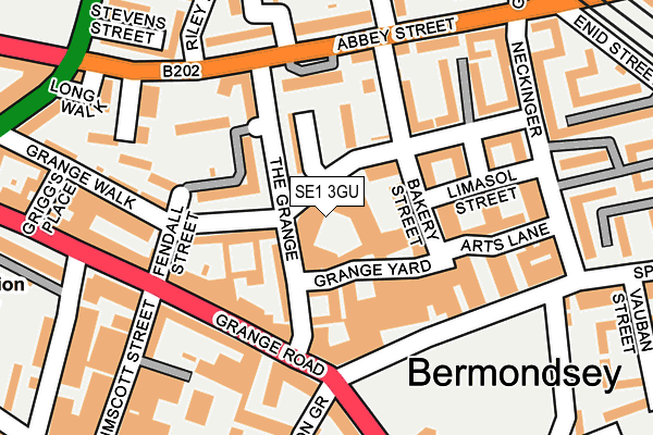 SE1 3GU map - OS OpenMap – Local (Ordnance Survey) SE1 3GU map - OS OpenMap – Local (Ordnance Survey)