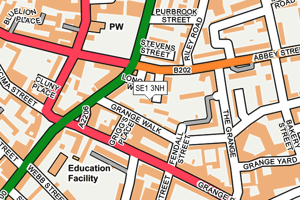 SE1 3NH map - OS OpenMap – Local (Ordnance Survey) SE1 3NH map - OS OpenMap – Local (Ordnance Survey)