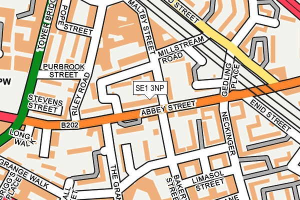 SE1 3NP map - OS OpenMap – Local (Ordnance Survey) SE1 3NP map - OS OpenMap – Local (Ordnance Survey)