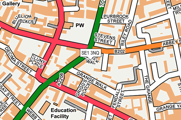 SE1 3NQ map - OS OpenMap – Local (Ordnance Survey) SE1 3NQ map - OS OpenMap – Local (Ordnance Survey)