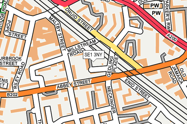 SE1 3NY map - OS OpenMap – Local (Ordnance Survey) SE1 3NY map - OS OpenMap – Local (Ordnance Survey)