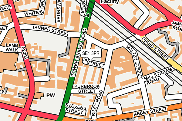 SE1 3PR map - OS OpenMap – Local (Ordnance Survey) SE1 3PR map - OS OpenMap – Local (Ordnance Survey)