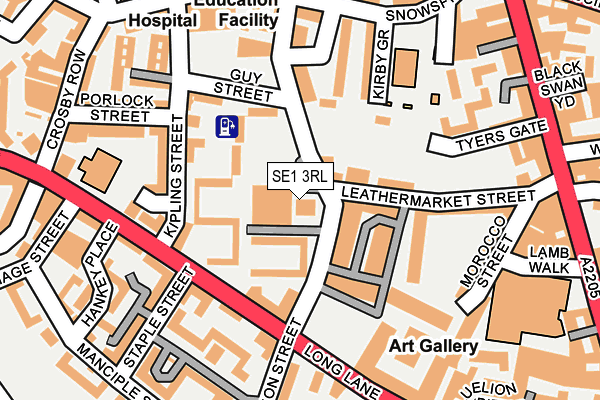 SE1 3RL map - OS OpenMap – Local (Ordnance Survey) SE1 3RL map - OS OpenMap – Local (Ordnance Survey)