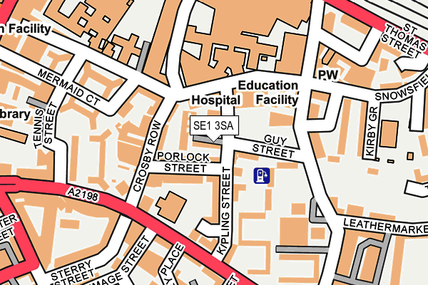 SE1 3SA map - OS OpenMap – Local (Ordnance Survey) SE1 3SA map - OS OpenMap – Local (Ordnance Survey)