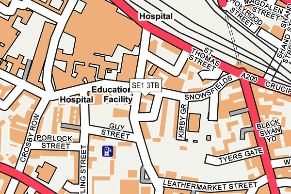 SE1 3TB map - OS OpenMap – Local (Ordnance Survey) SE1 3TB map - OS OpenMap – Local (Ordnance Survey)