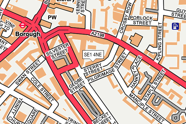 SE1 4NE map - OS OpenMap – Local (Ordnance Survey) SE1 4NE map - OS OpenMap – Local (Ordnance Survey)