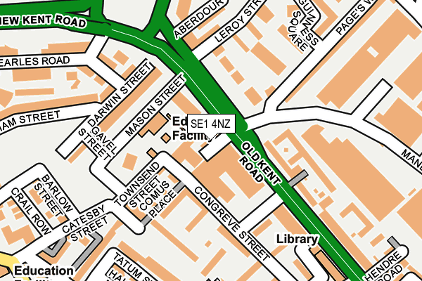 SE1 4NZ map - OS OpenMap – Local (Ordnance Survey) SE1 4NZ map - OS OpenMap – Local (Ordnance Survey)