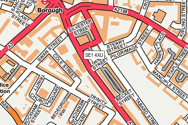 SE1 4XU map - OS OpenMap – Local (Ordnance Survey) SE1 4XU map - OS OpenMap – Local (Ordnance Survey)