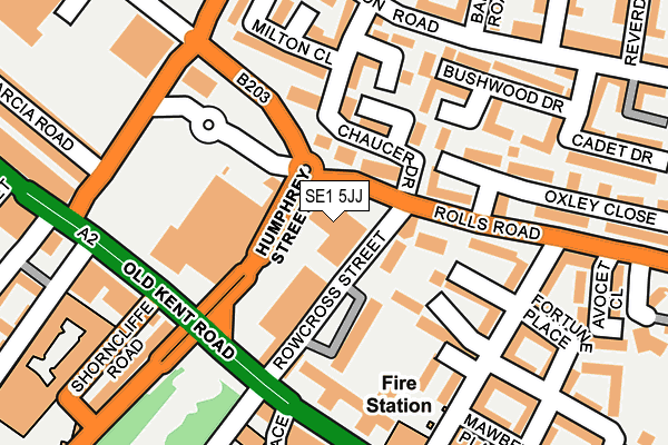 SE1 5JJ map - OS OpenMap – Local (Ordnance Survey) SE1 5JJ map - OS OpenMap – Local (Ordnance Survey)