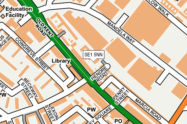 SE1 5NN map - OS OpenMap – Local (Ordnance Survey) SE1 5NN map - OS OpenMap – Local (Ordnance Survey)