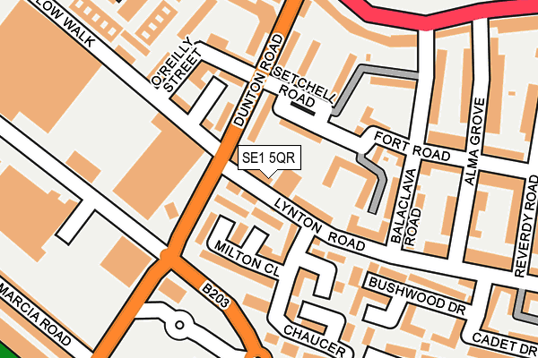 SE1 5QR map - OS OpenMap – Local (Ordnance Survey) SE1 5QR map - OS OpenMap – Local (Ordnance Survey)