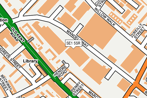 SE1 5SR map - OS OpenMap – Local (Ordnance Survey) SE1 5SR map - OS OpenMap – Local (Ordnance Survey)