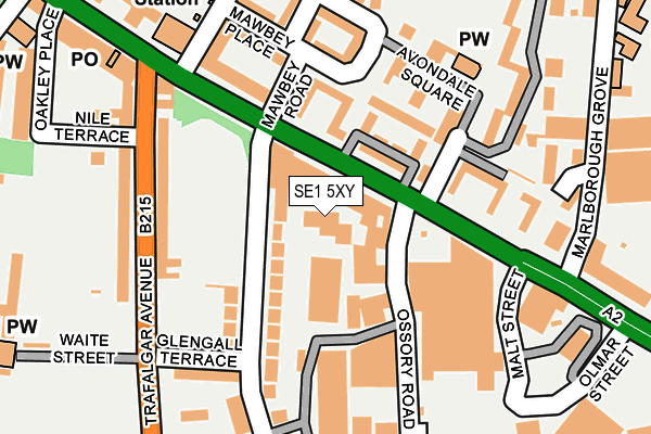 SE1 5XY map - OS OpenMap – Local (Ordnance Survey) SE1 5XY map - OS OpenMap – Local (Ordnance Survey)