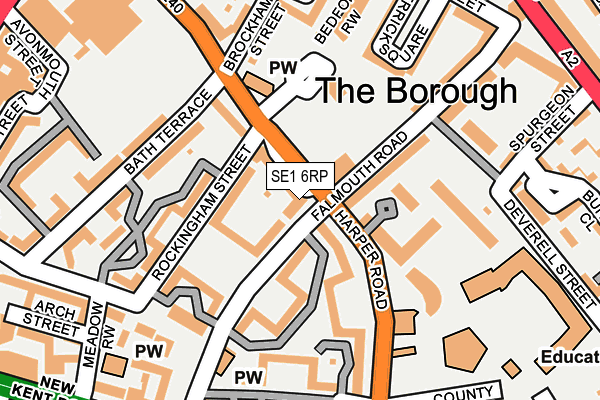 SE1 6RP map - OS OpenMap – Local (Ordnance Survey) SE1 6RP map - OS OpenMap – Local (Ordnance Survey)
