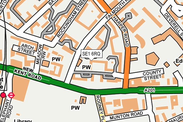 SE1 6RQ map - OS OpenMap – Local (Ordnance Survey) SE1 6RQ map - OS OpenMap – Local (Ordnance Survey)