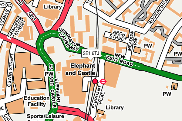 SE1 6TJ map - OS OpenMap – Local (Ordnance Survey) SE1 6TJ map - OS OpenMap – Local (Ordnance Survey)