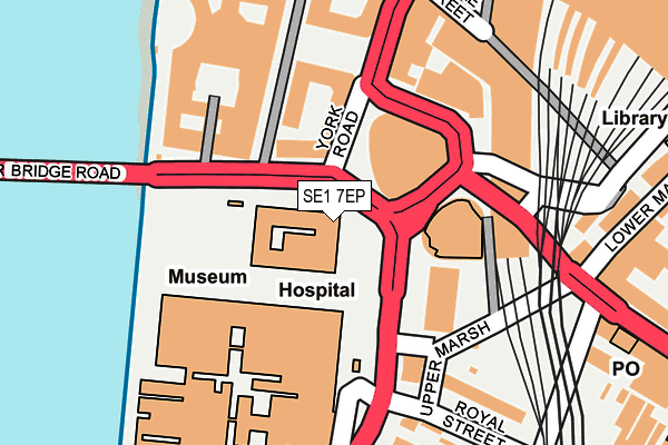 SE1 7EP map - OS OpenMap – Local (Ordnance Survey) SE1 7EP map - OS OpenMap – Local (Ordnance Survey)