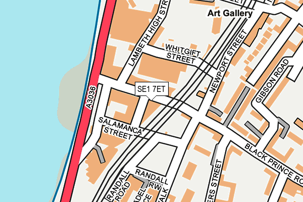 SE1 7ET map - OS OpenMap – Local (Ordnance Survey) SE1 7ET map - OS OpenMap – Local (Ordnance Survey)