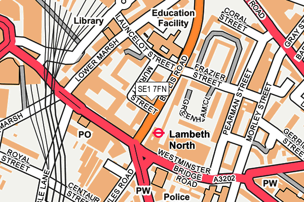 SE1 7FN map - OS OpenMap – Local (Ordnance Survey) SE1 7FN map - OS OpenMap – Local (Ordnance Survey)