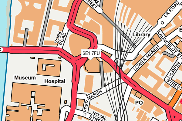 SE1 7FU map - OS OpenMap – Local (Ordnance Survey) SE1 7FU map - OS OpenMap – Local (Ordnance Survey)