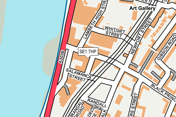 SE1 7HP map - OS OpenMap – Local (Ordnance Survey) SE1 7HP map - OS OpenMap – Local (Ordnance Survey)