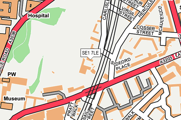 SE1 7LE map - OS OpenMap – Local (Ordnance Survey) SE1 7LE map - OS OpenMap – Local (Ordnance Survey)