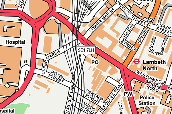 SE1 7LH map - OS OpenMap – Local (Ordnance Survey) SE1 7LH map - OS OpenMap – Local (Ordnance Survey)