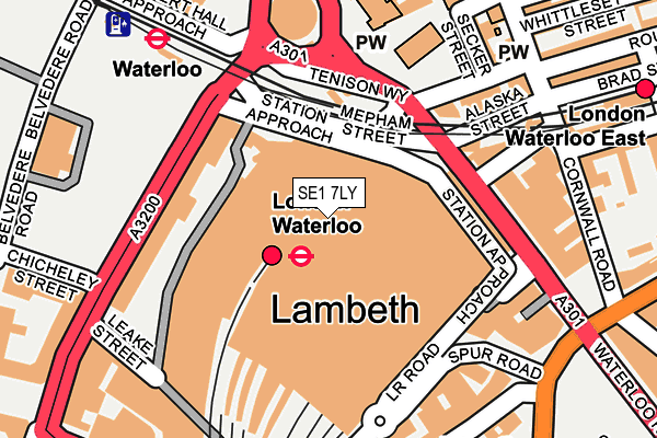 SE1 7LY map - OS OpenMap – Local (Ordnance Survey) SE1 7LY map - OS OpenMap – Local (Ordnance Survey)