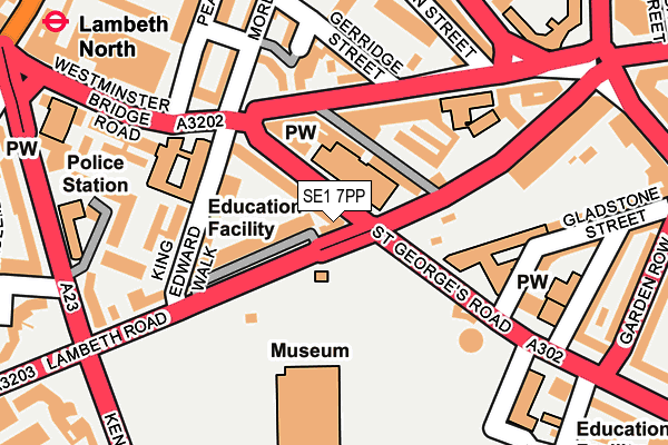 SE1 7PP map - OS OpenMap – Local (Ordnance Survey) SE1 7PP map - OS OpenMap – Local (Ordnance Survey)