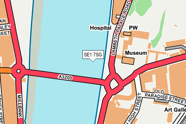 SE1 7SG map - OS OpenMap – Local (Ordnance Survey) SE1 7SG map - OS OpenMap – Local (Ordnance Survey)