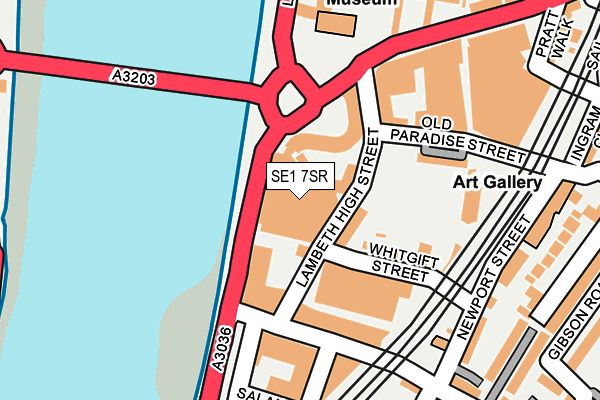 SE1 7SR map - OS OpenMap – Local (Ordnance Survey) SE1 7SR map - OS OpenMap – Local (Ordnance Survey)