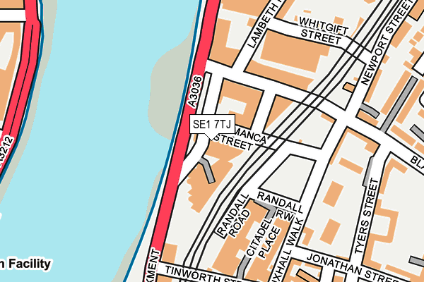 SE1 7TJ map - OS OpenMap – Local (Ordnance Survey) SE1 7TJ map - OS OpenMap – Local (Ordnance Survey)
