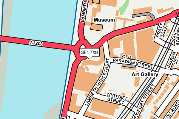 SE1 7XH map - OS OpenMap – Local (Ordnance Survey) SE1 7XH map - OS OpenMap – Local (Ordnance Survey)