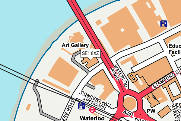 SE1 8XZ map - OS OpenMap – Local (Ordnance Survey) SE1 8XZ map - OS OpenMap – Local (Ordnance Survey)