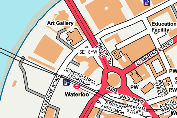 SE1 8YW map - OS OpenMap – Local (Ordnance Survey) SE1 8YW map - OS OpenMap – Local (Ordnance Survey)