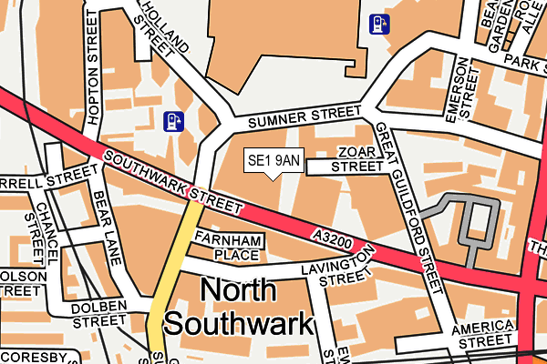 SE1 9AN map - OS OpenMap – Local (Ordnance Survey) SE1 9AN map - OS OpenMap – Local (Ordnance Survey)