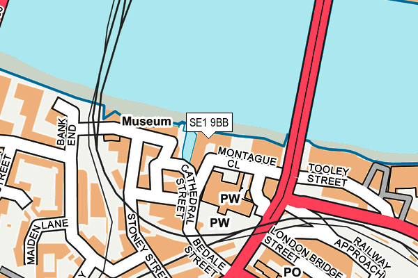 SE1 9BB map - OS OpenMap – Local (Ordnance Survey) SE1 9BB map - OS OpenMap – Local (Ordnance Survey)