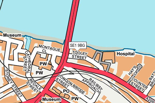 SE1 9BG map - OS OpenMap – Local (Ordnance Survey) SE1 9BG map - OS OpenMap – Local (Ordnance Survey)