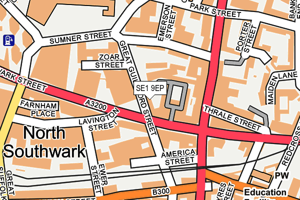 SE1 9EP map - OS OpenMap – Local (Ordnance Survey) SE1 9EP map - OS OpenMap – Local (Ordnance Survey)