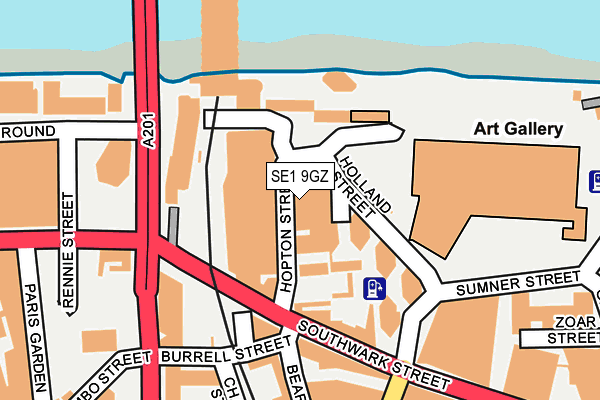 SE1 9GZ map - OS OpenMap – Local (Ordnance Survey) SE1 9GZ map - OS OpenMap – Local (Ordnance Survey)